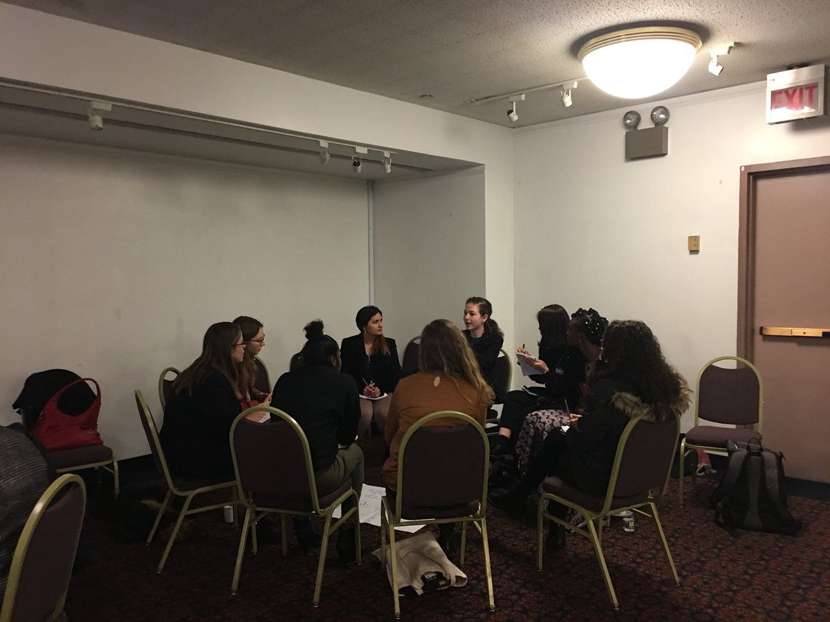 GAGE_programme's tweet photo. Participants in the #CSWYouthDialogue have broken into groups to discuss health, education, economic justice, media, violence and land rights - interestingly all of them are talking about #gendernorms and underlying #structuralchallenges @UN_CSW @ALIGN_project https://t.co/urCPBETSm0