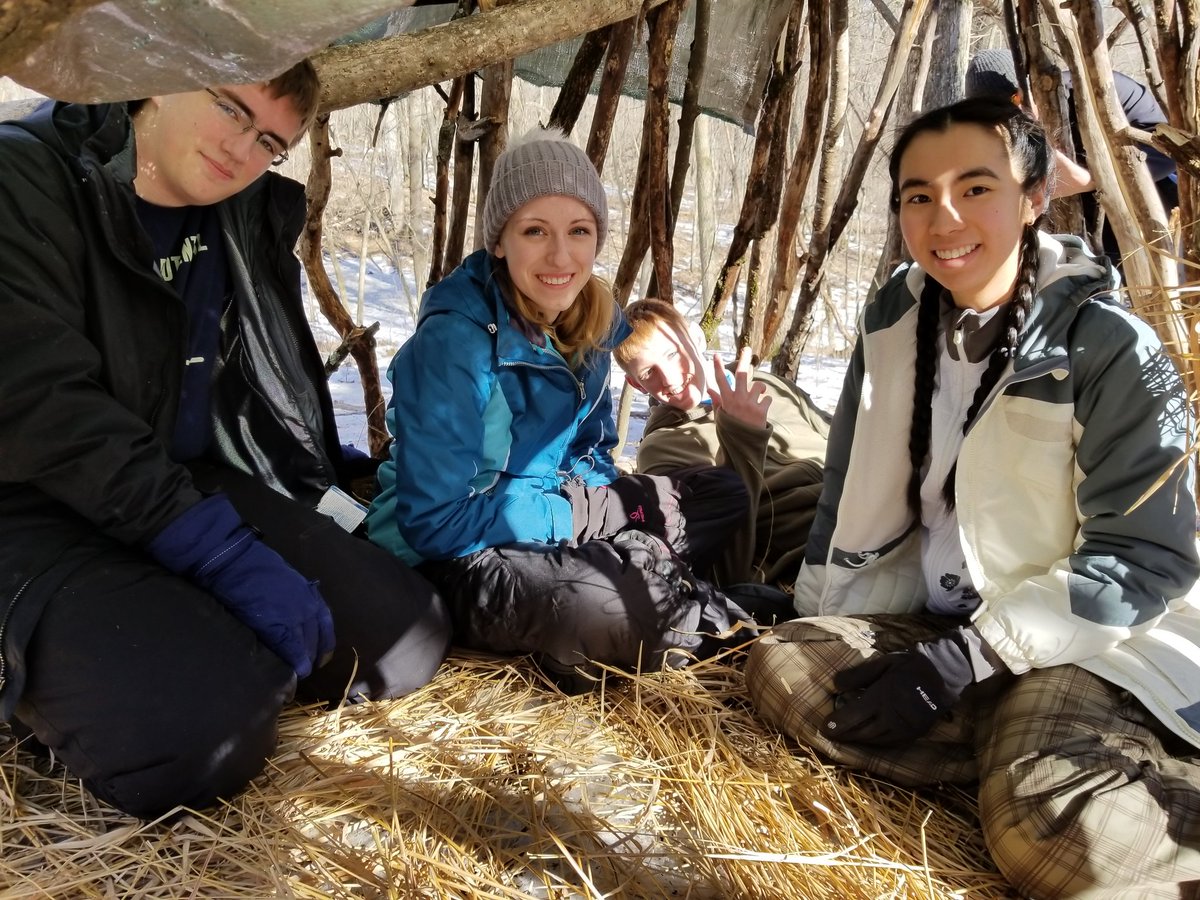 TonkaBioClub's tweet image. Eagle Bluff Weekend #wintersurvival #makefire