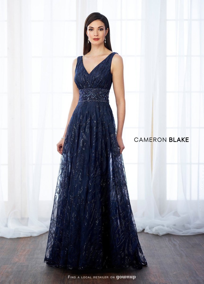 We love this <a href="/MonCheriBridal/">Mon Cheri</a> 217645 #MotheroftheBrideDress #Mother #of #the #Bride #Dress GownUp.com/gowns/24907 #Sleeveless #Tulle #VNeck #Beading