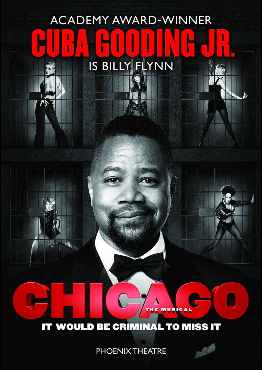 TheArtsShelf's tweet photo. Fancy winning a pair of tickets to see @ChicagoOnStage at the @Phoenix_LDN? Stay tuned for our upcoming #competition!! #RazzleDazzle https://t.co/112rDVN7eO