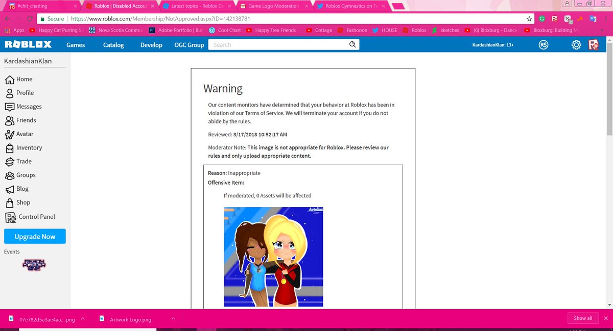 Roblox Gymnastics On Twitter It S So Weird Because It Was Immediately Accepted As A Group Logo And Decal But It Keeps Getting Moderated As A Game Logo - roblox gymnastics on twitter it s so cool game logos roblox id Roblox Gymnastics On Twitter It S So Weird Because It Was Immediately Accepted As A Group Logo And Decal But It Keeps Getting Moderated As A Game Logo - cool game logos roblox id