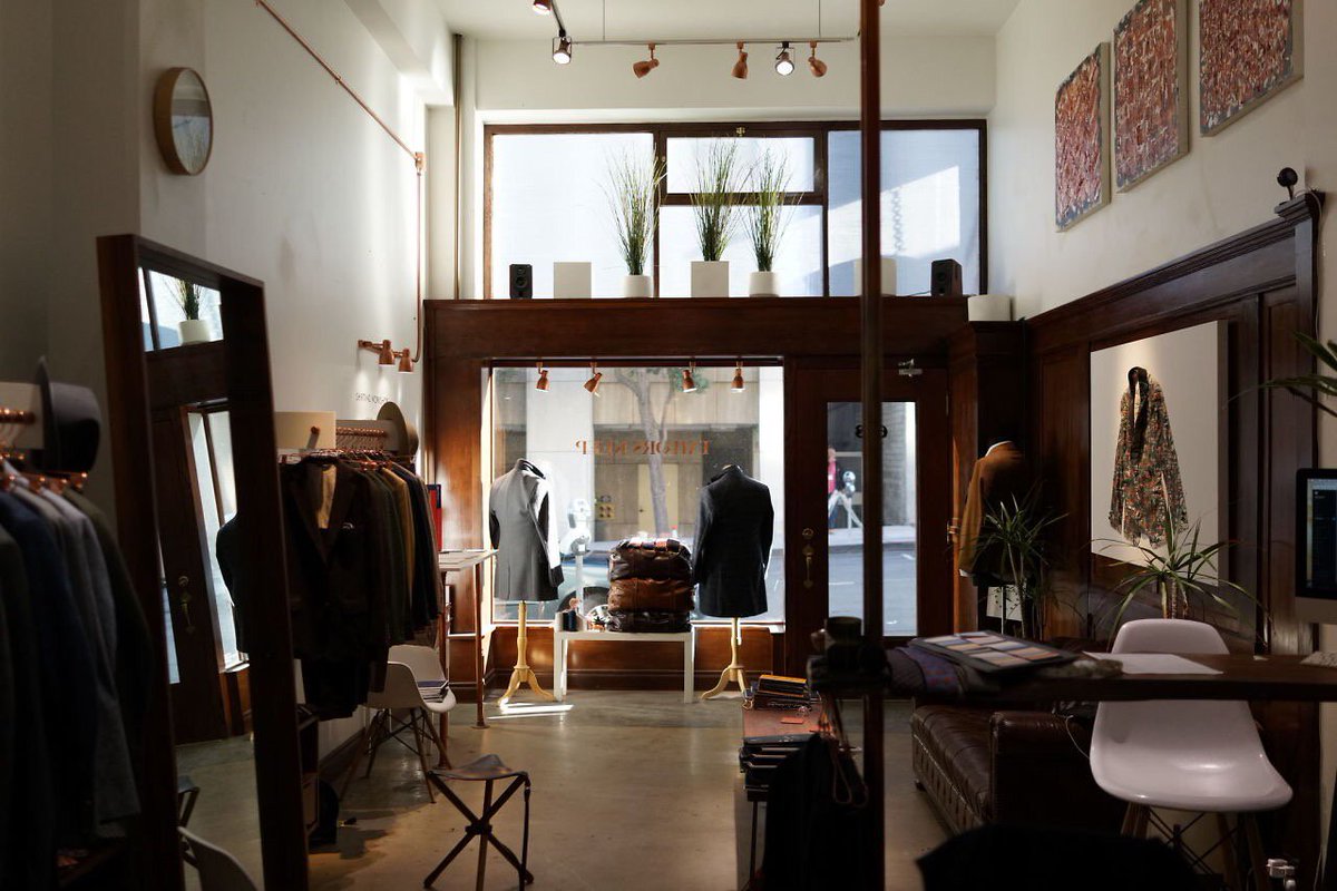 tailorskeep's tweet image. If  you're looking to score a bespoke suit in SF, look no further than our humble brick and mortar. In case you missed it, we're featured on 7x7.com. Check it out 7x7.com/custom-suits-m…