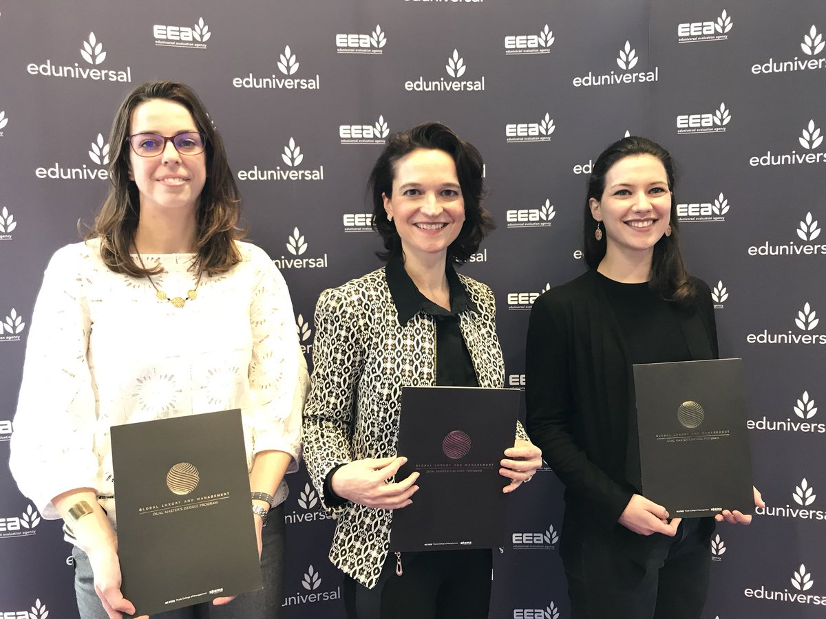 MichaelaMerk's tweet photo. À la rencontre de la nouvelle génération GLAM de @SKEMA_BS au salon des #masters @EduniversalEEA avec des étudiants de la promo actuelle #GLAM1718 #luxury @GlobalLuxuryMgt https://t.co/K7CP9p4jjx