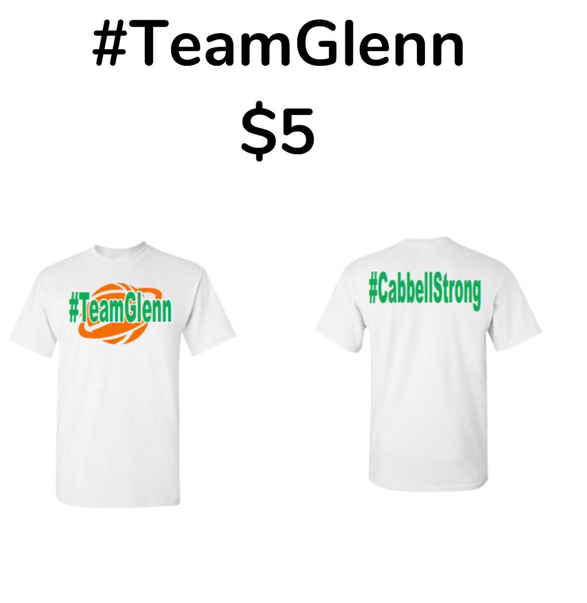 LoRowe12's tweet photo. Thank you @EastHills4_8 and @EastoverEagles community for your amazing support. We sold over 600 TShirts. #teamglenn #cabbellstrong https://t.co/6Q8iR3LGkn