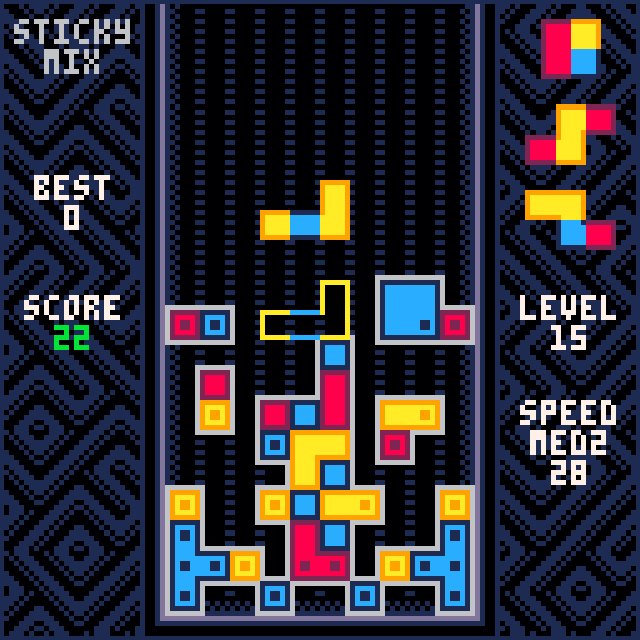 SpaceTrucker2k0's tweet image. #pico8 #gamedev #indiedev #indiegame #screenshotsaturday 
Because you always need more tetrominoes in life!
#itchio spacetruckergames.itch.io/tetromino-colo…
#gamejolt gamejolt.com/games/tecomix/…