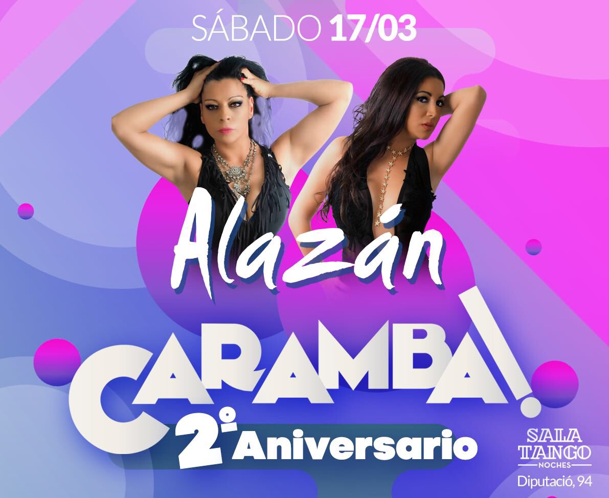 Esta noche os esperamos en el 2º Aniversario de <a href="/CarambaParty/">Caramba! Party</a> en #Barcelona. Nos vemos, a partir de la 1 de la madrugada, en la <a href="/SalaTangoBcn/">Sala Tango Barcelona</a> #caramba