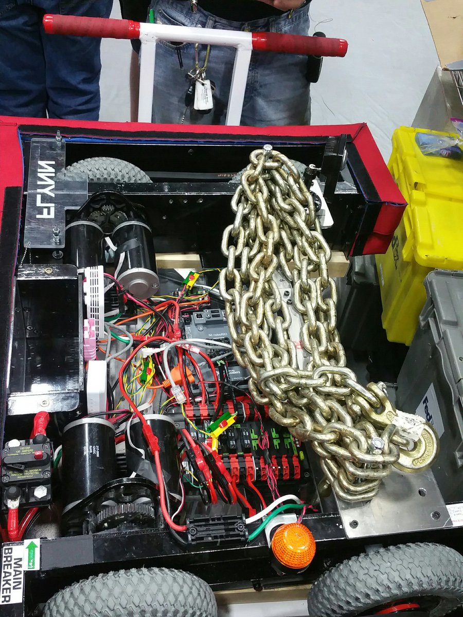 Defense bot? Needed weight. #omgrobots