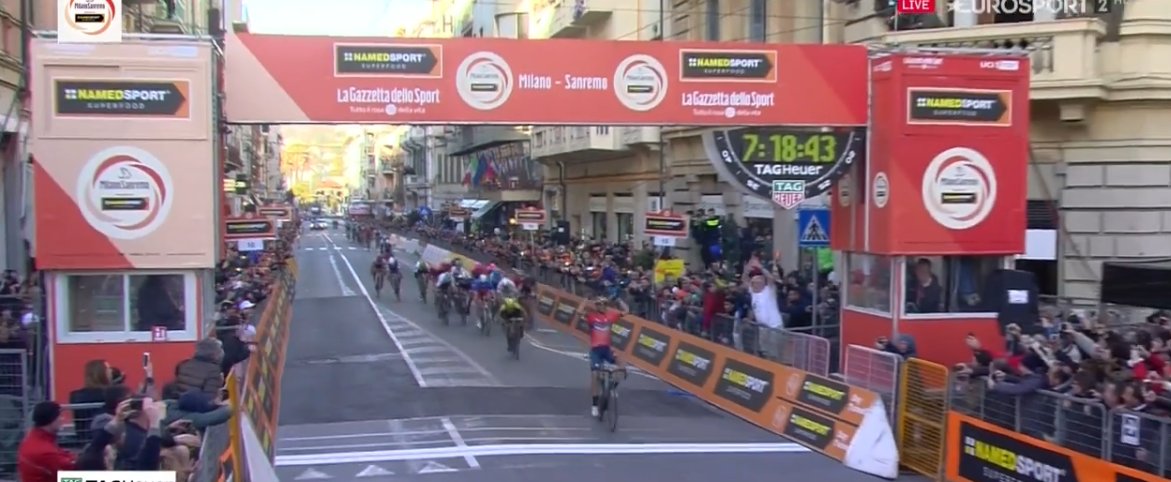 ¡Impresionante la victoria de Vincenzo Nibali! #MSR