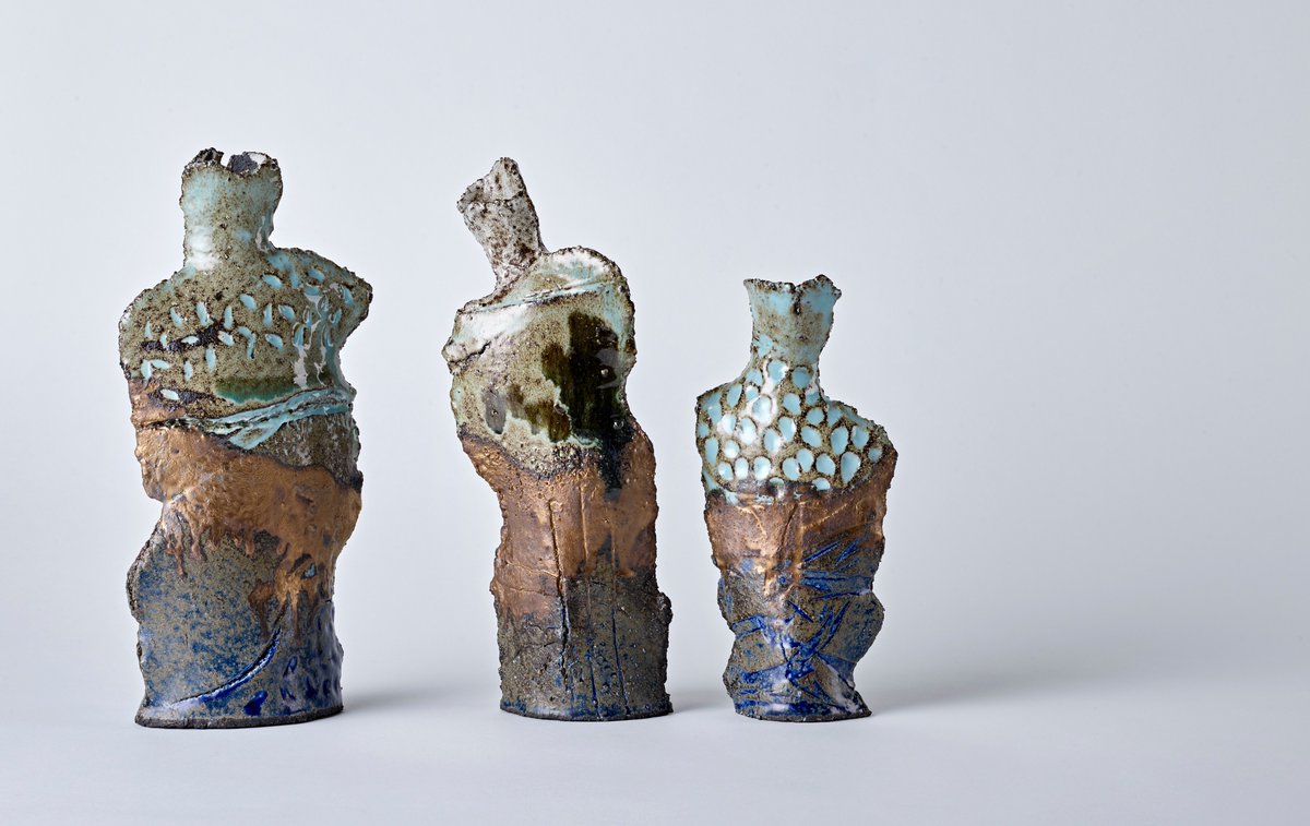 hubsleaford's tweet photo. Our newly-opened exhibition 'Unseen' explores the human condition, mental health, personal identity, imperfection &amp; damage

See this stunning &amp; unique collection of ceramics &amp; jewellery by artists @inner_finn @EKerrPatton @joheckett &amp; @SarahMHitchens until 29 Apr #nccd #unseen https://t.co/8xnIYBZP1m