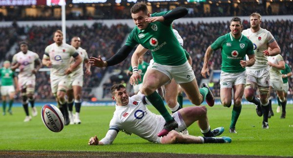 irishexaminer's tweet image. .@JacobStockdale breaks try-scoring records as Ireland head for #GrandSlam, writes @StphnBarry shr.gs/wAeDt4H #IrlvEng #IrishRugby