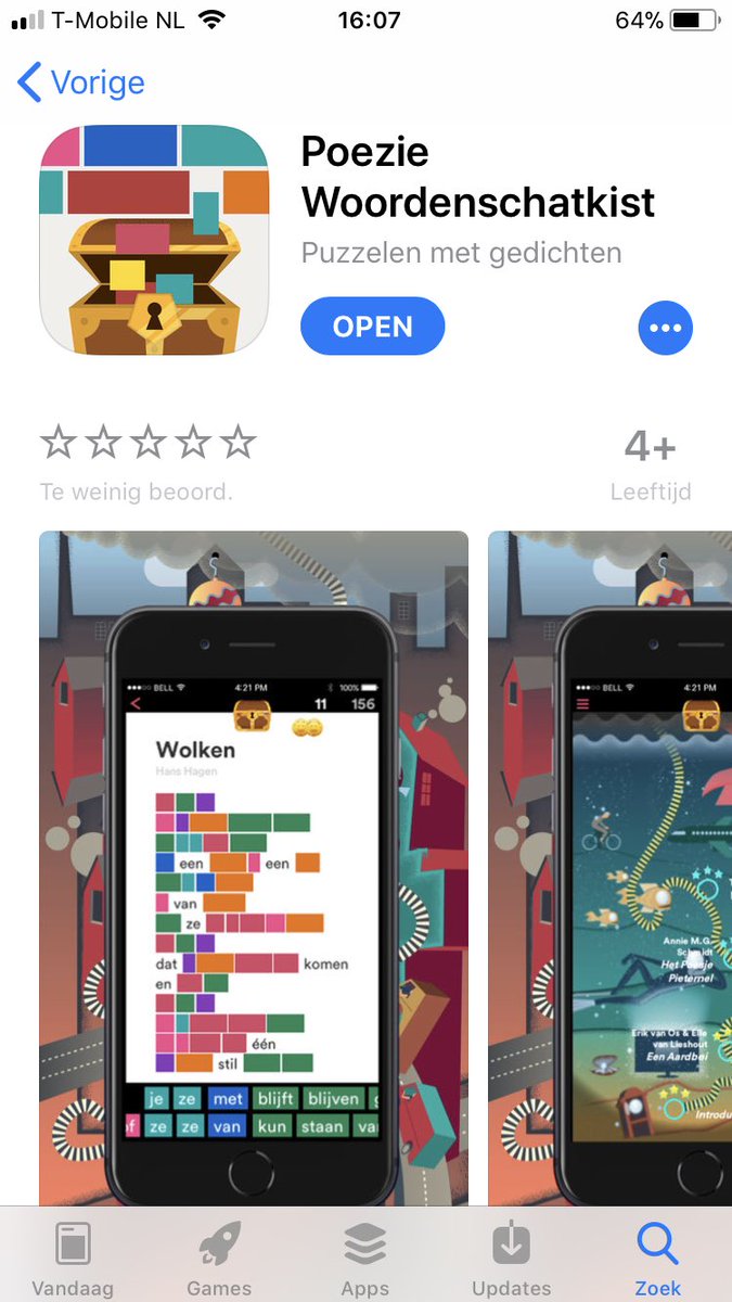 LucasHirsch's tweet image. Speel nu Puzzling Poetry Jr gamen met gedichten voor kids gratis! #puzzlingpoetry #game #app @StudioLouter #puzzelen #spel