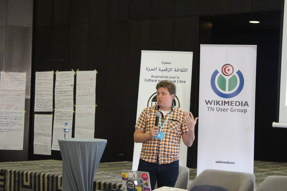 WikiIndaba's tweet photo. Lodewijk Gelauff: One of the goals of Wiki Loves Monuments is to document and raise awarness of built cultural heritage.
#WikiIndaba18 #WikimediaTN https://t.co/0t1LCr644G