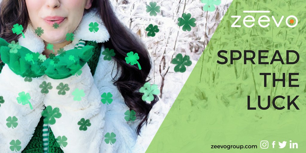 zeevoconsulting's tweet photo. Are you feeling lucky today?  Happy St. Patrick's Day! #stpatricksday #stpattysday #cheers #spreadtheluck https://t.co/UJZ89FniWt
