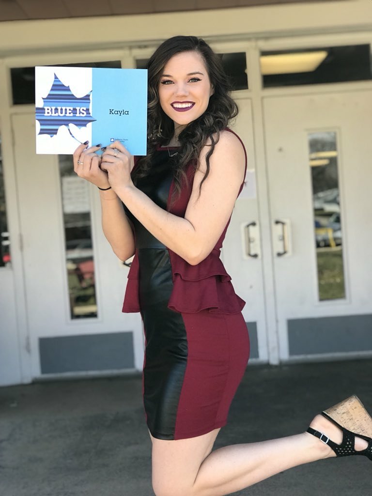 iluvparis2's tweet photo. I posted this on insta so why not here 🤷‍♀️ proud to announce my first acceptance from Indiana state university💙💙 #bluebound https://t.co/u36sTCE7b0