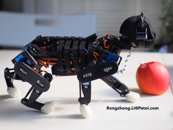 sparkfun's tweet image. Check out OpenCat – a programmable, lifelike and highly maneuverable, if very difficult to replicate, #robotic cat. bit.ly/2FCzgzf