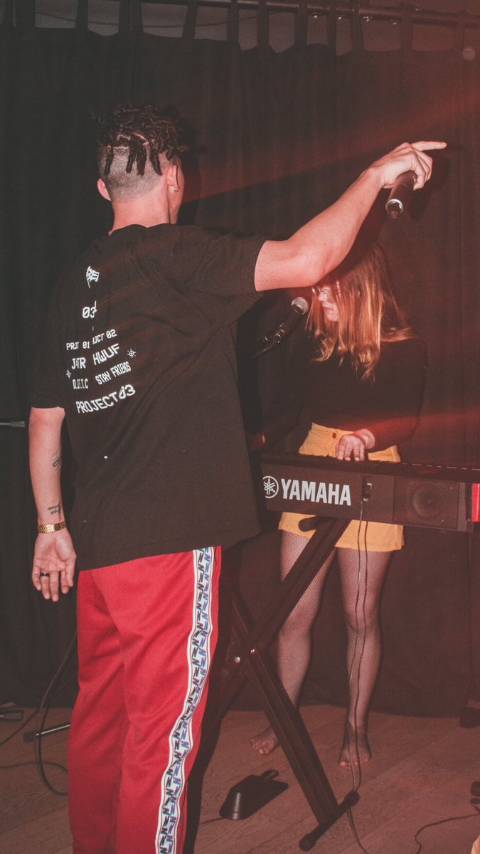 sofiemonaro's tweet photo. “What’s it like playing in a band with your boyfriend?” Pretty damn sweet. @jerellefisher https://t.co/qCikKVQkd3