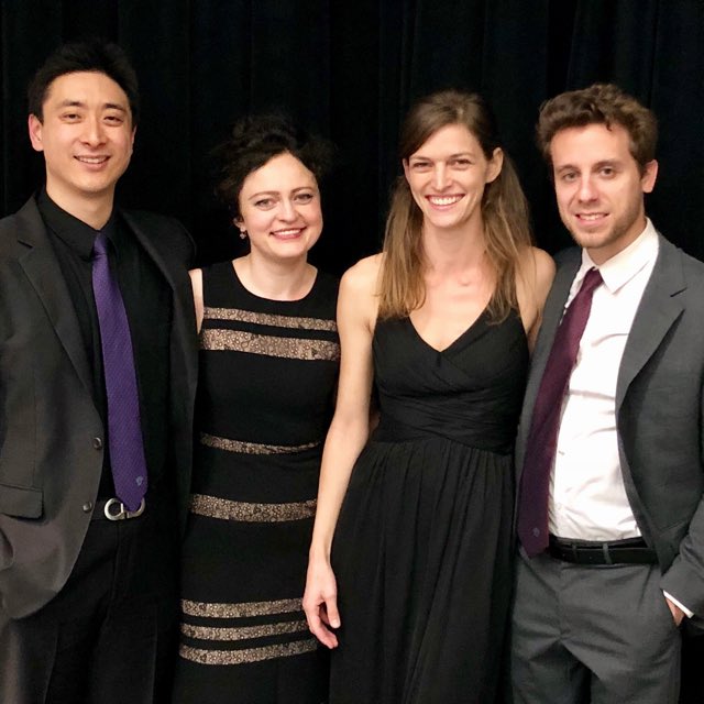 TrioCeleste's tweet photo. We had a great time performing at @lahcedu last night! Join us for an encore performance tomorrow afternoon in Palos Verdes. #trioceleste #beethoven #pianotrio #archduke #op97 #schumann #pianoquartet #op47 #violin #viola #cello #piano #classicalmusic #chambermusic #southbay https://t.co/H8nofz7stx