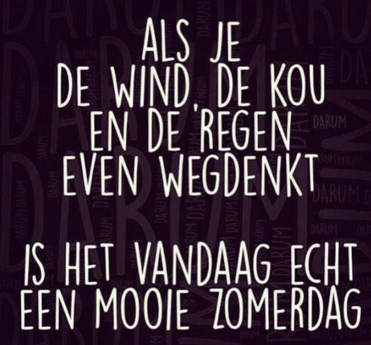 Je zou maar in de tuinmeubelen zitten