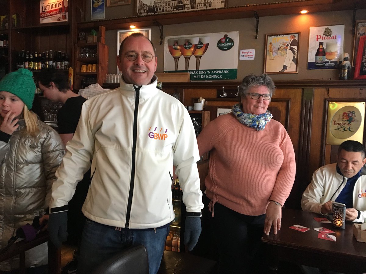 Lijsttrekker <a href="/ArjanvdWeegen/">Arjan van der Weegen</a> bedankt de GBWP-ers voor de inzet in het laatste koude campagneweekend!