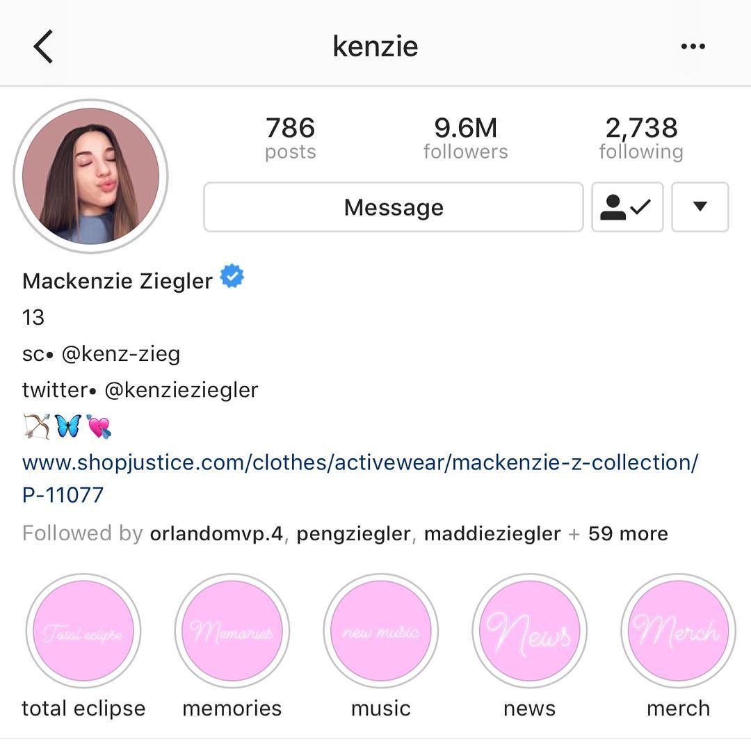 Instagram Followers Mackenzie Ziegler | Instagram Free ... - 1080 x 1080 jpeg 73kB