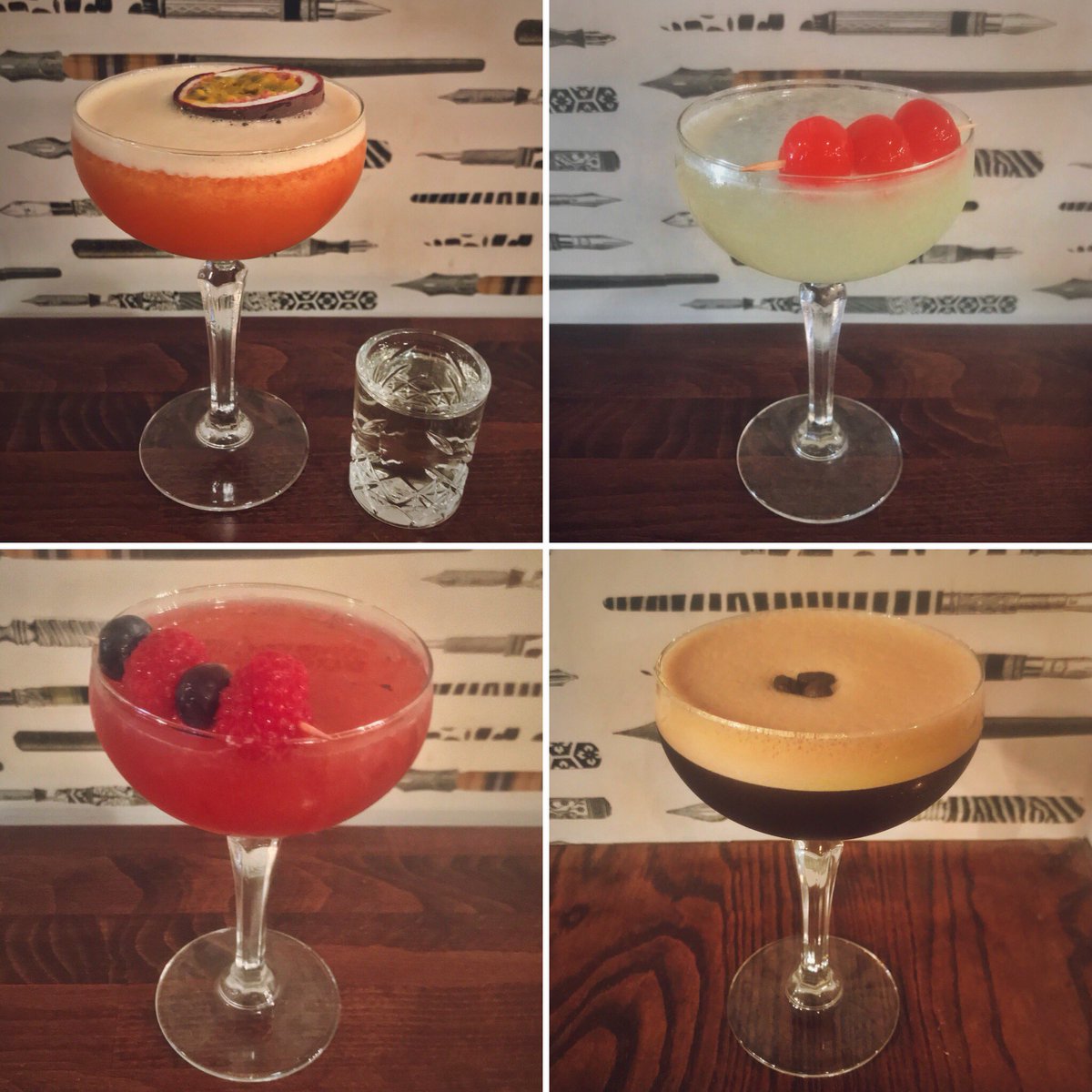 TheWellington5's tweet photo. Introducing four new Martinis to our bar! Including Pornstar, Limoncello, Chambord and Espresso Martinis! 🍸🙌 Look out for more cocktails coming soon! 🍹 #Martini #Rochdale #Cocktails https://t.co/qr8kaBen3B