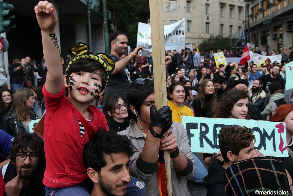 Αποτέλεσμα εικόνας για αντιρατσιστικο συλλαλητηριο