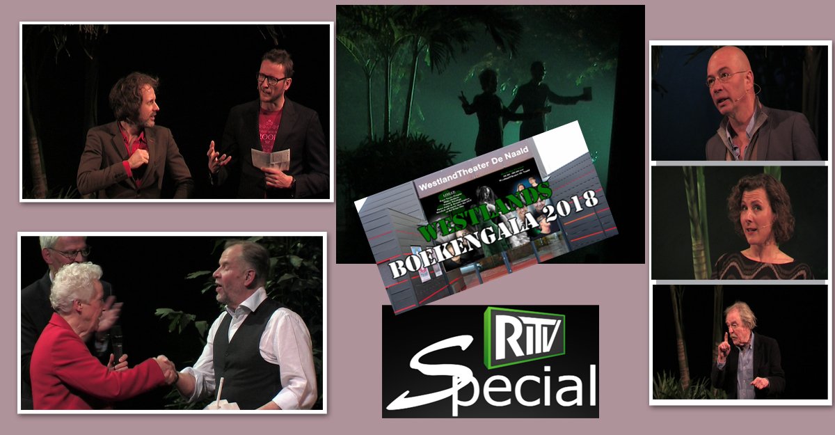 ritvnl's tweet photo. Nu op RITV @ritv.nl bekendmmaking van de 2e Westlandse Streekdichter tijdens det 2e editie van het Westlands Boekengala in Westland Theater De Naald. @jeroendahmeijer @TheaterDeNaald 
https://t.co/CPkzcUAbs1. https://t.co/3SbEMywucd