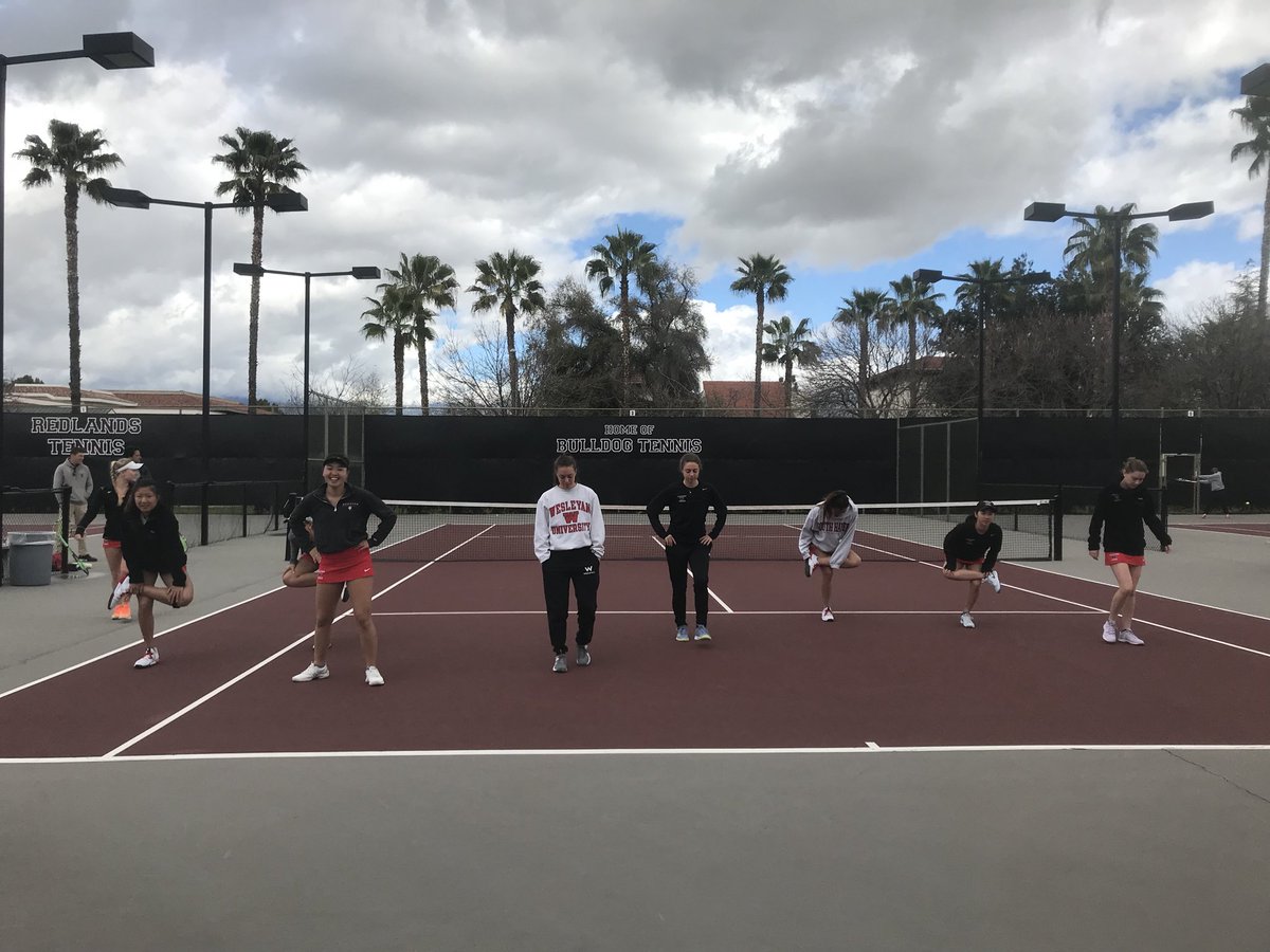 wes_tennis's tweet photo. Wes women starting up against @redlandswtennis at 11:30! #letsgowes https://t.co/NhTeApVQpk