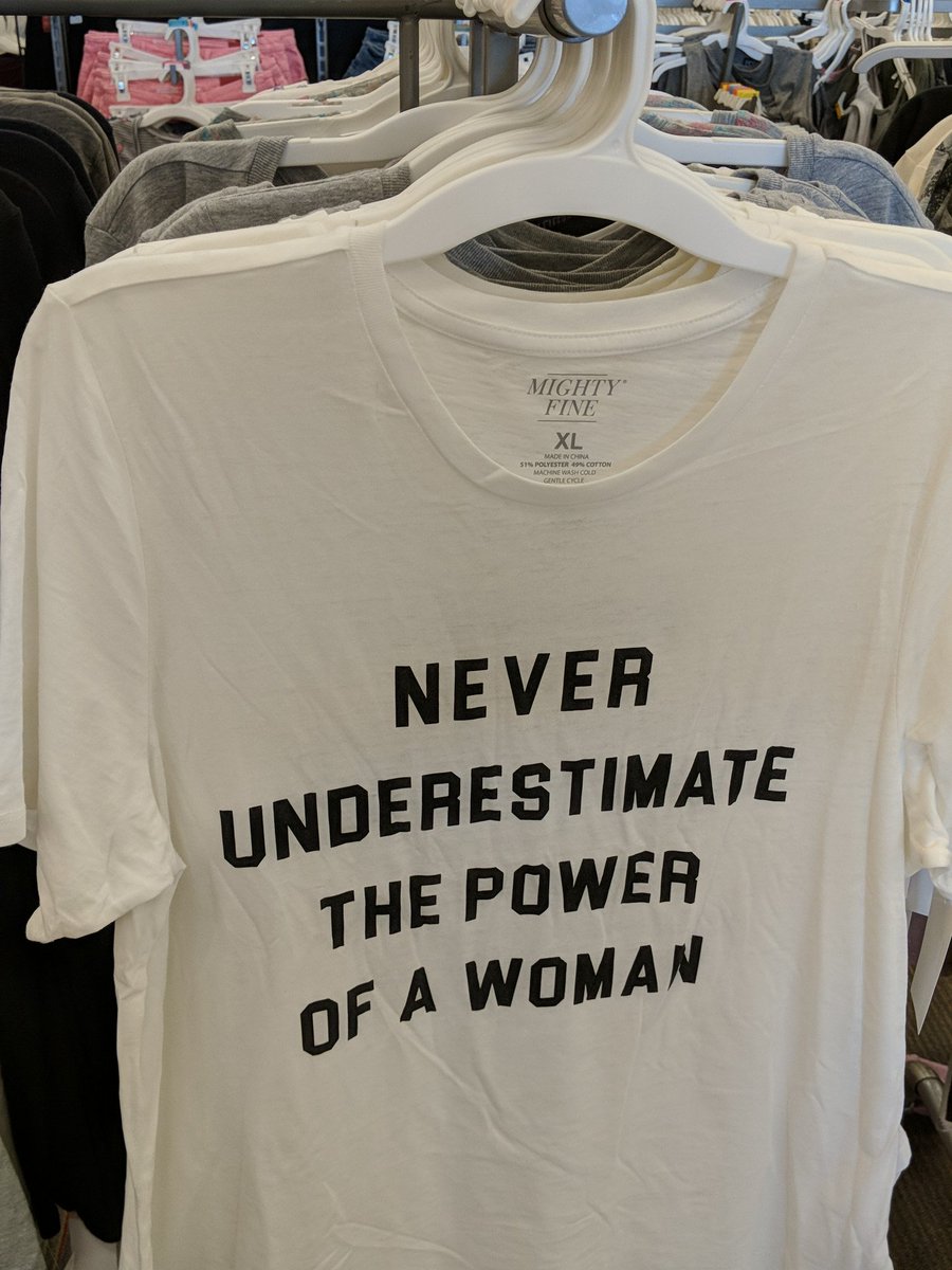BoozeBullshit's tweet photo. Can you imagine how pissed #feminists  would be if it said 'Man'... But power of woman isn't sexist at all... :-/ https://t.co/1gNGDywFia