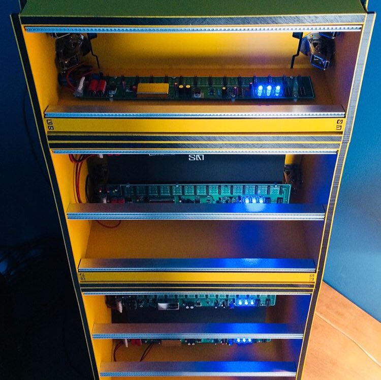 SkeinModular's tweet photo. SM Morph stack 0001 aka “big bird”- the namm special has shipped successfully https://t.co/8msRRu3oix