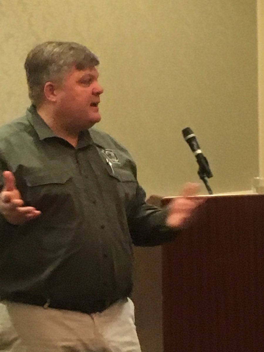 PFSCMelody's tweet photo. PGC Exec. Director Bryan Burhans addressing attendees at PFSC’s Convention today. https://t.co/mHGRx23QGi