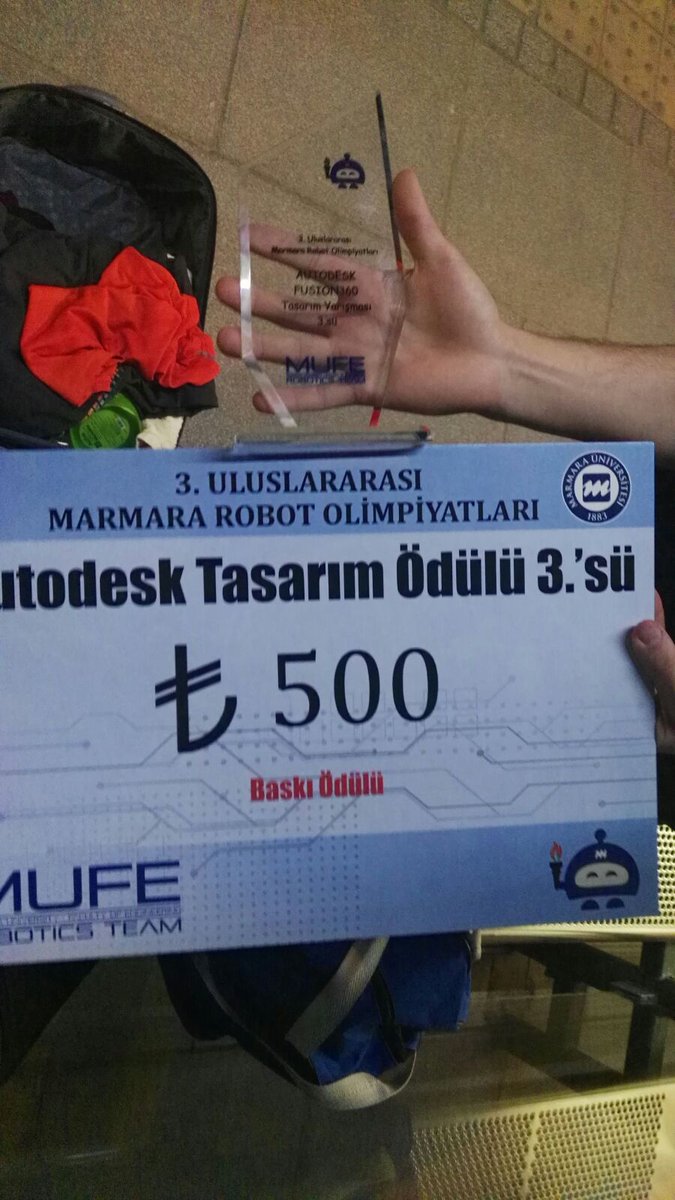 sdurobotik's tweet photo. @ilkercarikci robotik ve inovasyon topluluğu marmara robot olimpiyatlarında tasarım  kategorisinde üçüncü  oldu https://t.co/yY7flLPlmA