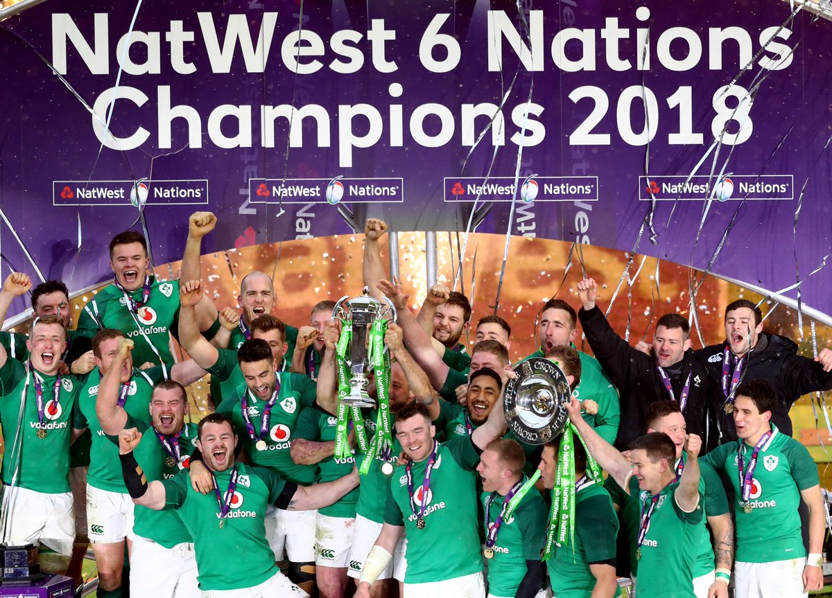 SixNationsRugby's tweet photo. REPORT: Ireland clinch Grand Slam at Twickenham. Catch up on how a dramatic afternoon unfolded

👉https://t.co/47DQARezIp https://t.co/iCW0eSQcOH
