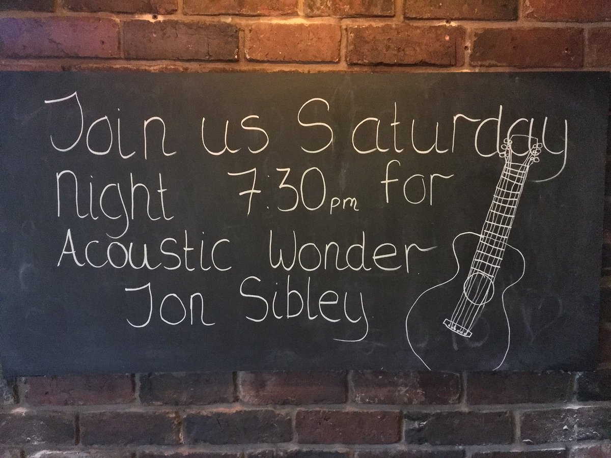 Join us this evening @ 19:30 for live music with acoustic wonder Jon Sibley! Celebrate St Paddy’s Day with us! #stpatrick #livemusic #acoustics #guitartunes