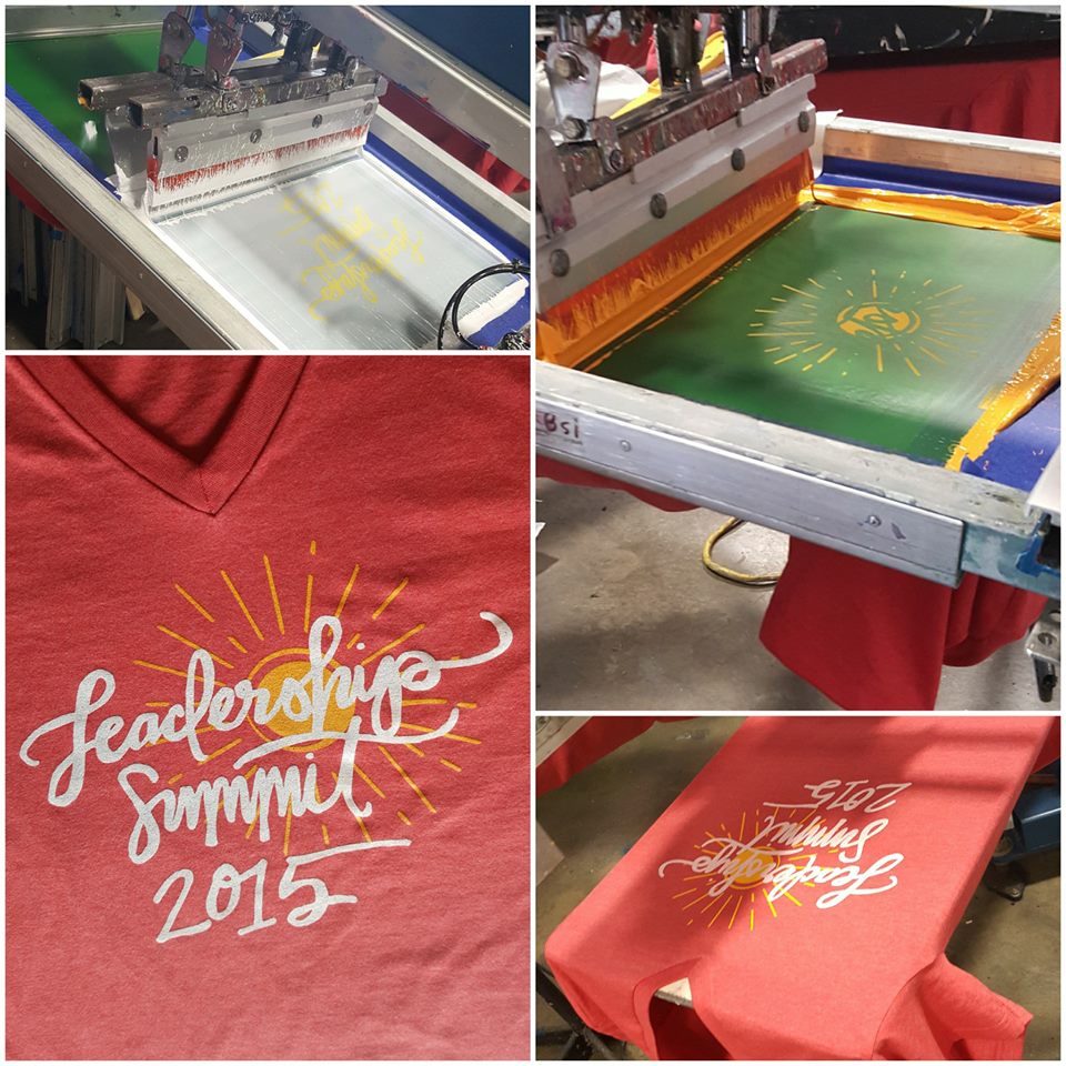 Screen printing is a multi-step process to achieve great looking shirts. #screenprinting