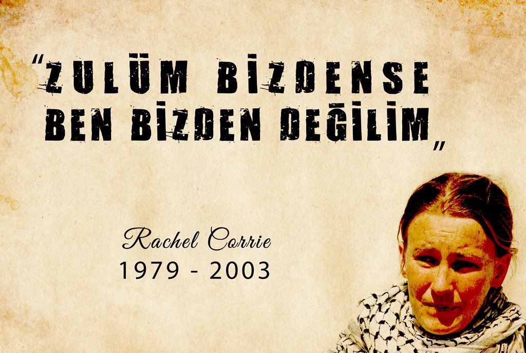 #RachelCorrie