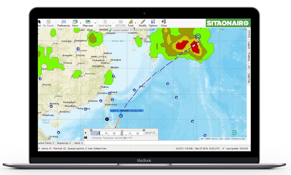 SITAONAIR - DTN partnership brings industry-leading weather alerting to AIRCOM® FlightTracker
bit.ly/2tS9LbW <a href="/SITAONAIR/">SITAONAIR</a>