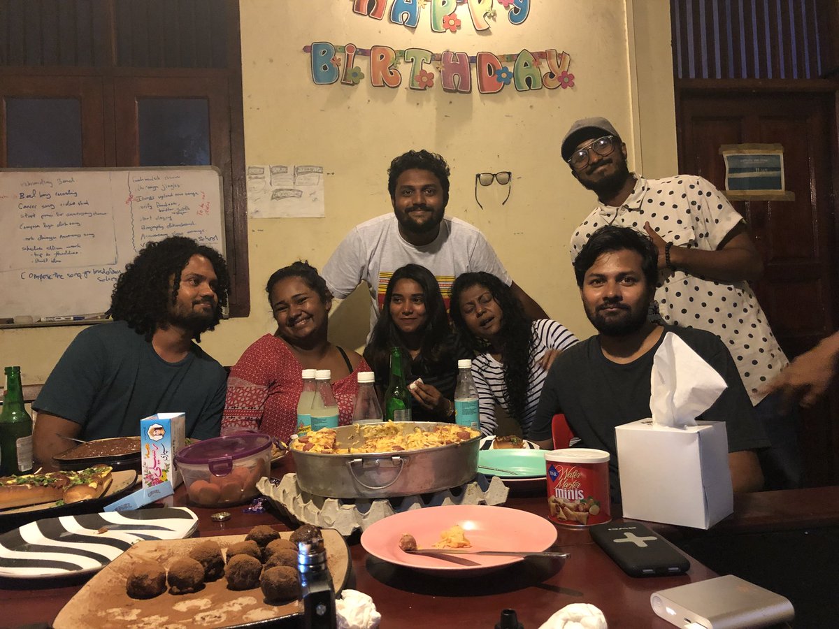 We’re watching tonight’s <a href="/Maldivian_Idol/">Maldivian Idol</a> with a huge crowd! Thank you <a href="/fezu/">fezu</a> for the warm hospitality ❤️
<a href="/MiraMMajid/">Mira Mohamed Majid 🇵🇸</a> <a href="/fujifurqan/">Fuji Furqan</a> @shamshamibrahim <a href="/chingybooth/">Sufiyan</a> <a href="/draconiams/">Ahmed Fazeel</a> &amp; Ashra

#MaldivianIdol