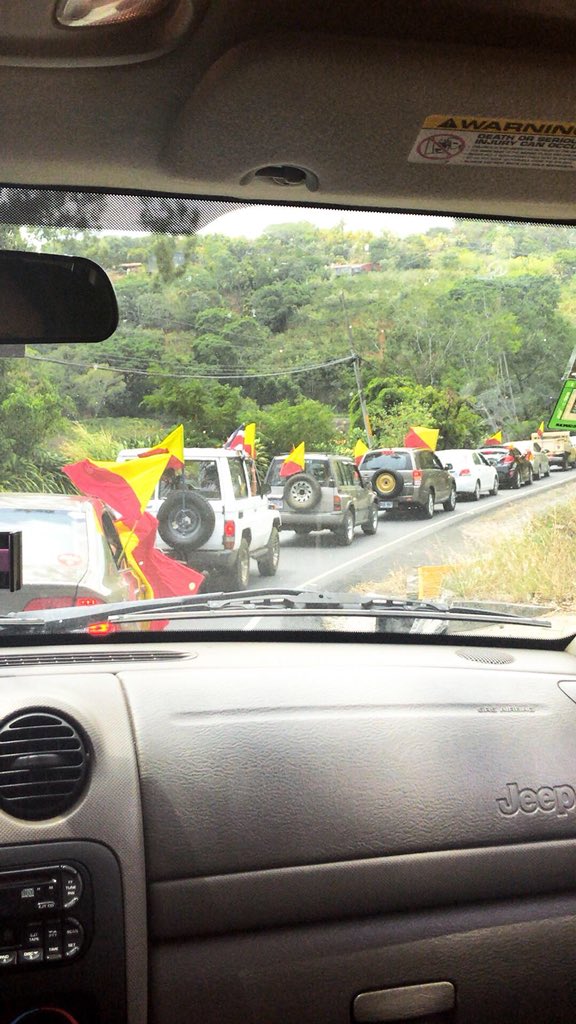 ¡ES POR VOS, ES POR COSTA RICA! 
CARAVANA DE CARLOS EN GRECIA. 
#CarlosPresidente. #CoaliciónCostaRica. 🇨🇷