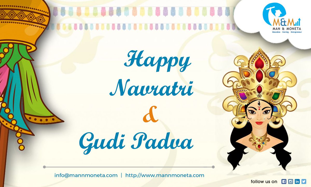 mannmoneta's tweet photo. Raise the Gudi, join your hands
Pray to Goddess Durga
May this Padwa and Navaratri bring nothing but the best.
Happy Gudi Padwa and Chaitri Navratri 2018 !
#ugadi #Festival #Newyear #gudipadwa #GudiPadwaMaharashtra #GudiPadwa2018 #Navaratri  #ChaitraNavratri2018 #ChaitraNavratri https://t.co/HWA4HKkAAT