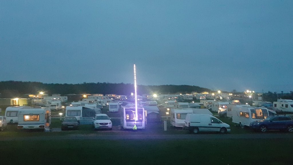Caravan flag pole led lights Clearance