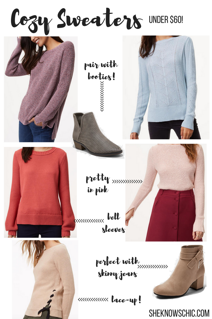 JessKnowsChic's tweet photo. Cozy Sweaters Under $60 #loveloft #sweaterweather https://t.co/YqEdzblyCj https://t.co/IVRGEuqjVD