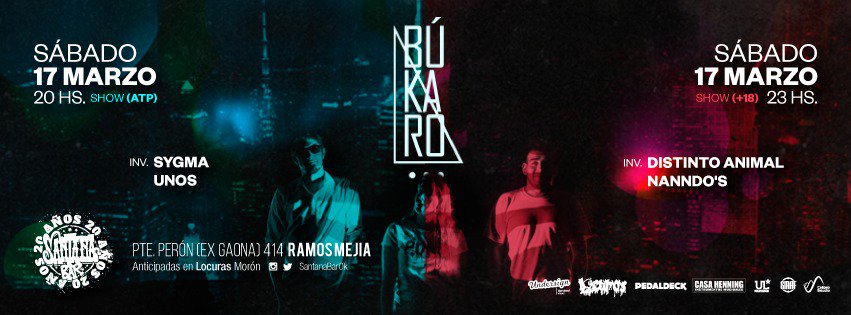 Hoy hay doblete en <a href="/SantanaBarOK/">Santana Bar</a> 
Show 1 - 20:30hs ATP
Show 2 - 23:30hs ATR
Una noche, Dos shows!!!!!