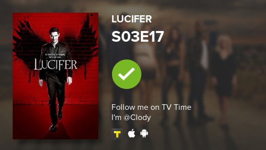 Claudiu_Clody's tweet photo. Tocmai am vazut  S03E17 din Lucifer! #lucifer  #tvtime https://t.co/mZnwBrMv15 https://t.co/W7XtLk2OqK