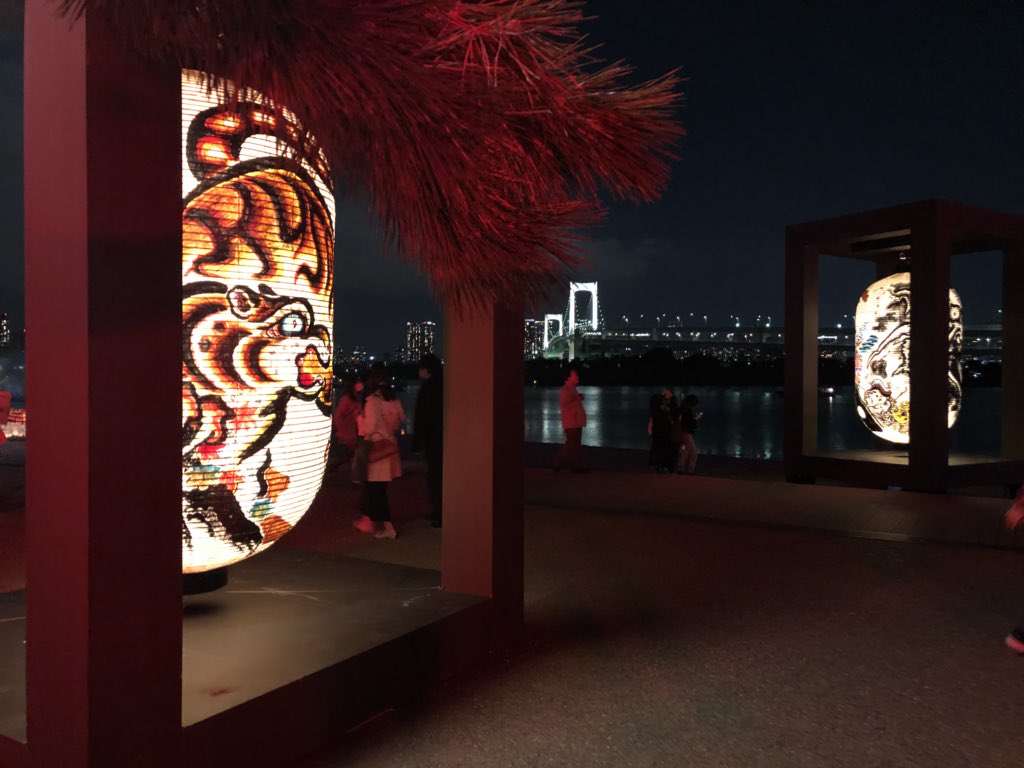 Hokusai Tokyo 水辺を彩る江戸祭 に行ってきた Fgoコラボの筆絵や水幕電子描画の見応えたっぷり Togetter