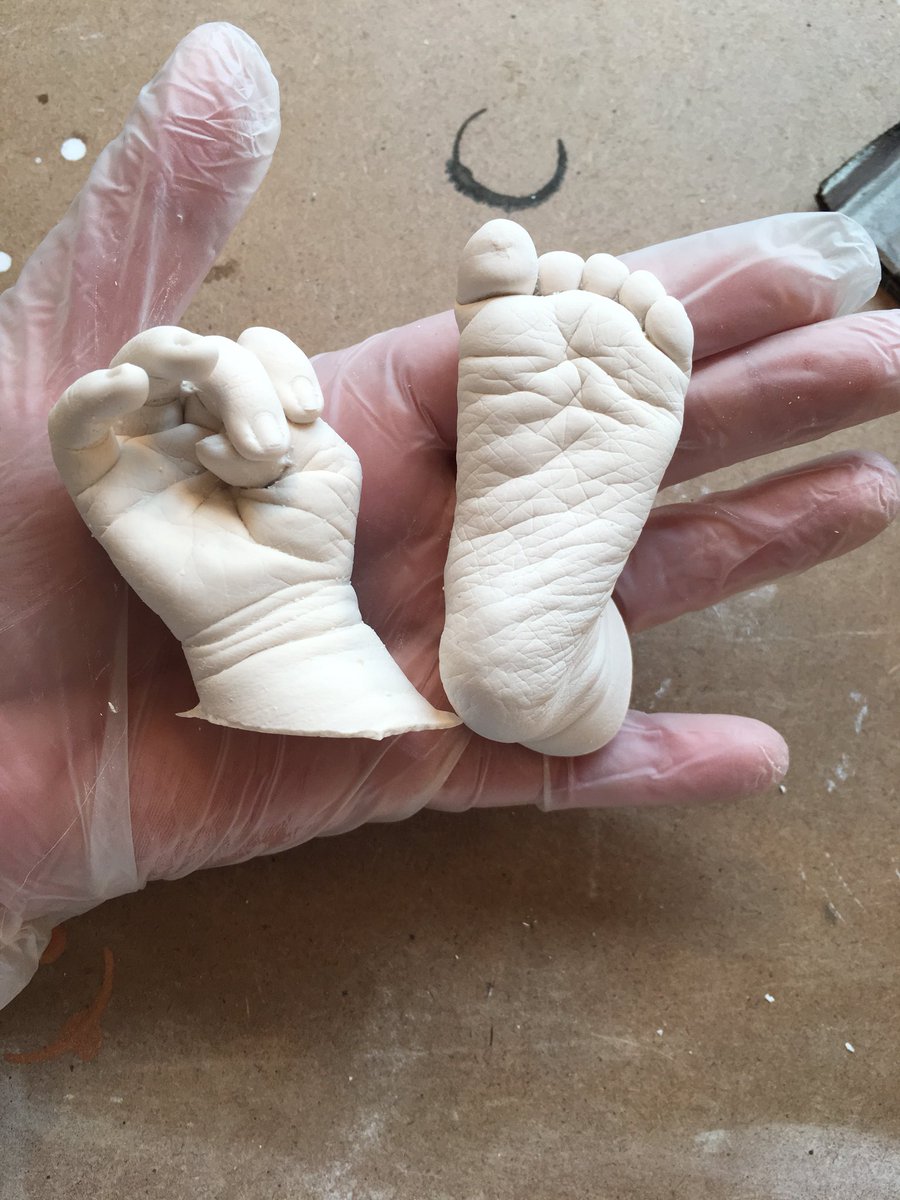 whitestudiowsm's tweet photo. Based in #westonsupermare I offer beautiful stone 3D Casts. Perfect for capturing every tiny detail #baby #wsm #NorthSomerset #bodycasting #memories https://t.co/dhwFmsZ6nW