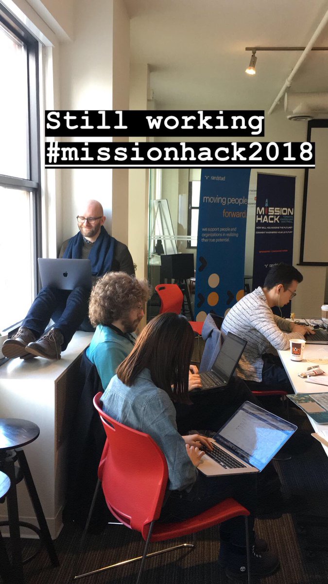 Still working! #missionhack2018 #hackathon #techevent #techcanada #technology #hackworks @HackworksInc #intact @intactinsurance