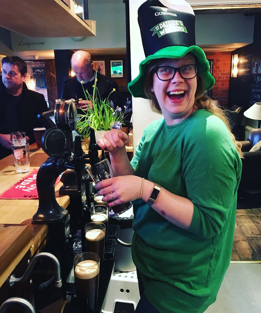 Happy St Patrick’s Day from us all at the 🐸☘️🍀☘️#stpatricksday #Guinness #StPatricksWeekend