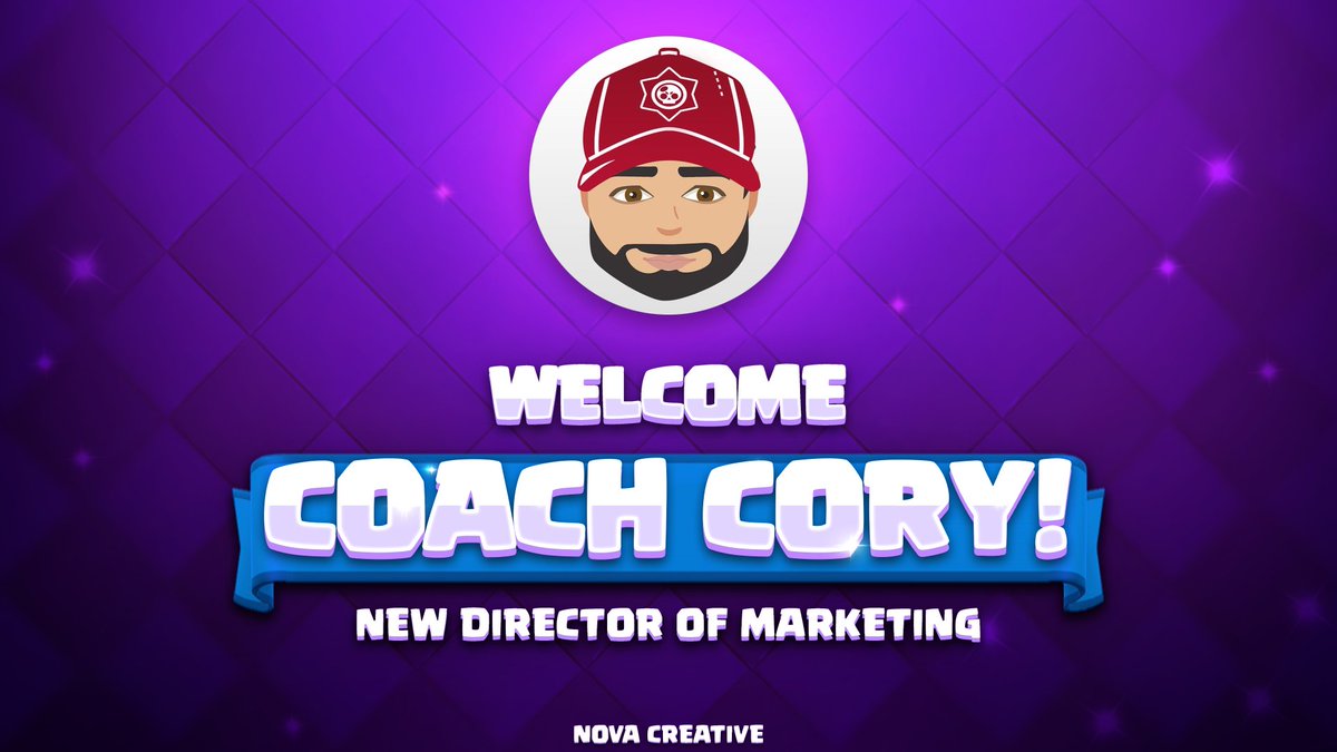 Nova is happy to introduce our new Director of Marketing, <a href="/CoachCoryYT/">Coach Cory</a> - Cory is also an amazing <a href="/BrawlStars/">Brawl Stars</a> YouTuber so be sure to subscribe and join us in welcoming the newest member of the creative team! #NovaStrong <a href="/NovaFam/">novaria</a>

Subscribe here - goo.gl/i7pCUx