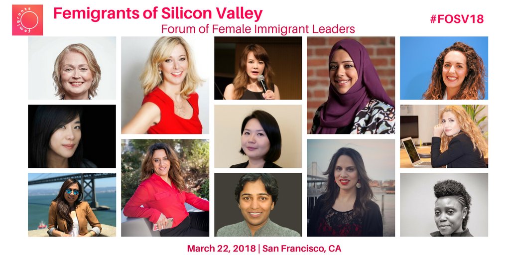 See who's coming at the "Femigrants of #SiliconValley" event this March 22 in San Francisco! #FOSV18 <a href="/Femigrants/">Femigrants</a> <a href="/etharkamal/">Ethar El-Katatney</a> <a href="/emnaghariani/">Emna Ghariani</a> <a href="/heidihanyu/">Heidi Yu</a> <a href="/e_krasnoperova/">Elena Krasnoperova</a> @Alyssa_ymk <a href="/crsaygun/">Aygun</a> <a href="/BeateChelette/">Beate Chelette</a> - Read more: goo.gl/zAhe39
